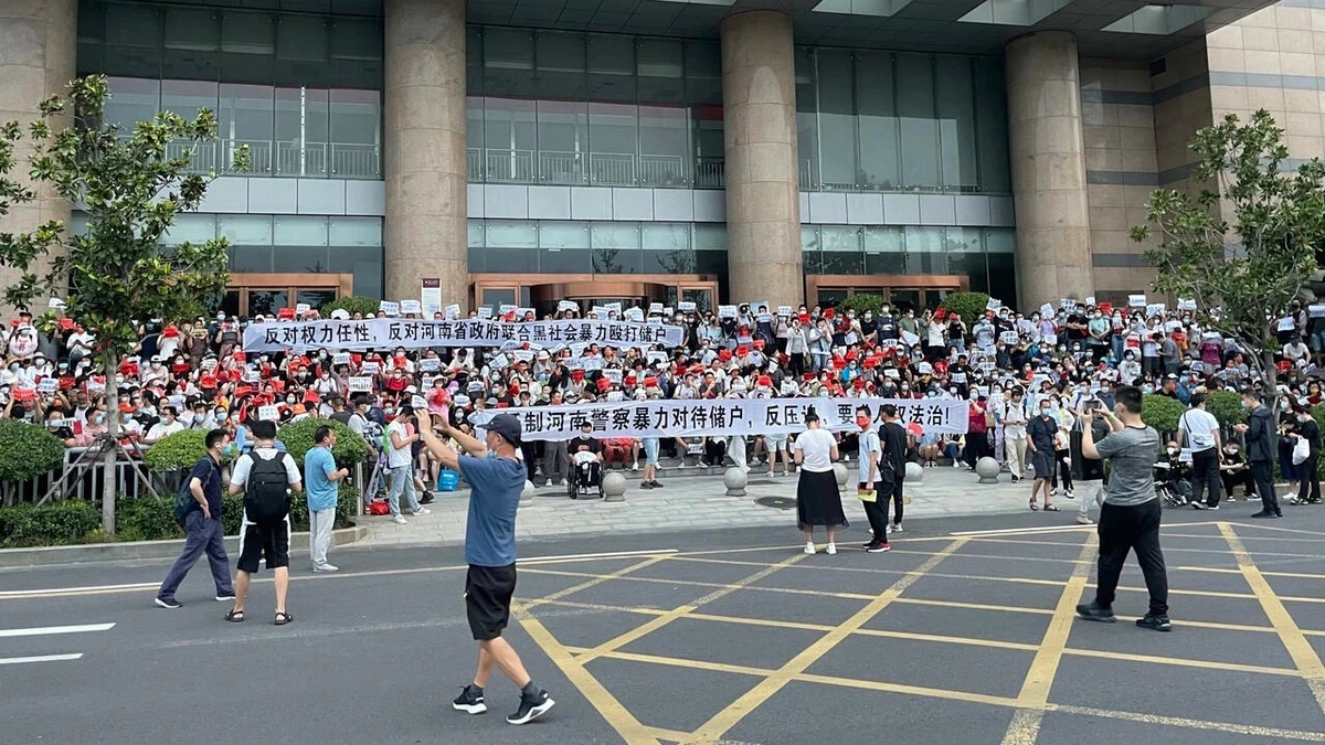Manifestation en Chine: des épargnants lésés obtiennent une avancée