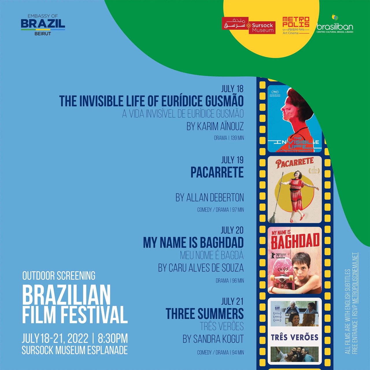 5ème édition du festival du film brésilien au Musée Sursock