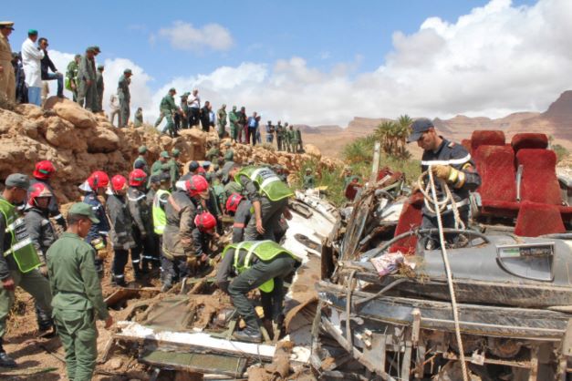 Maroc: quatre morts et 37 blessés dans un accident de la route près d'Agadir