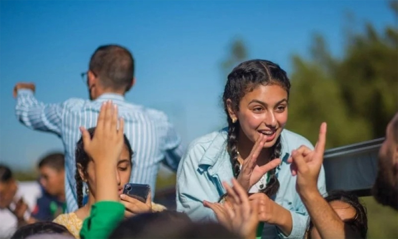 Des enfants de Palestine en visite au Mausolée Moulay Abdeslam Ben Mchich Alami