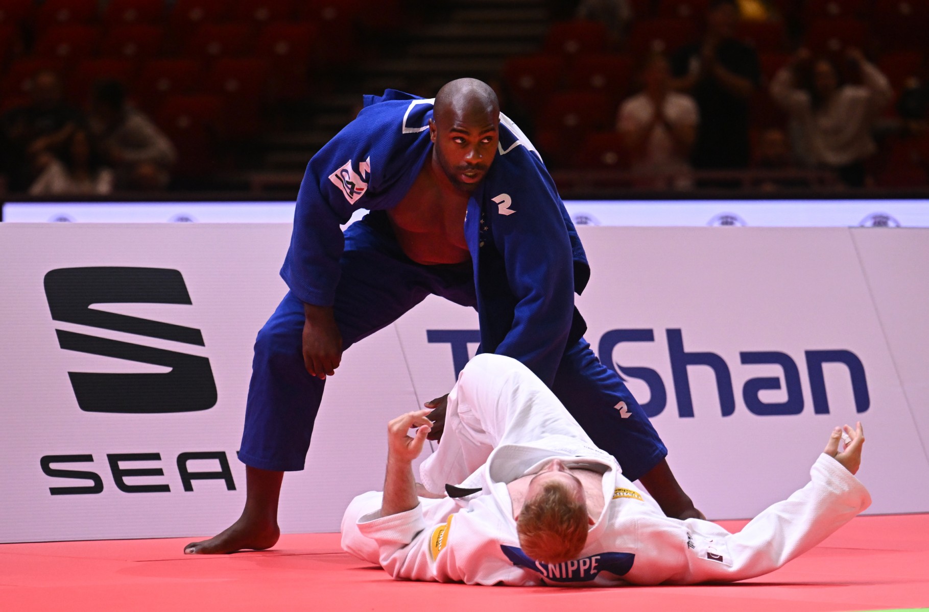En stage à Rabat, Teddy Riner s’est blessé à une cheville