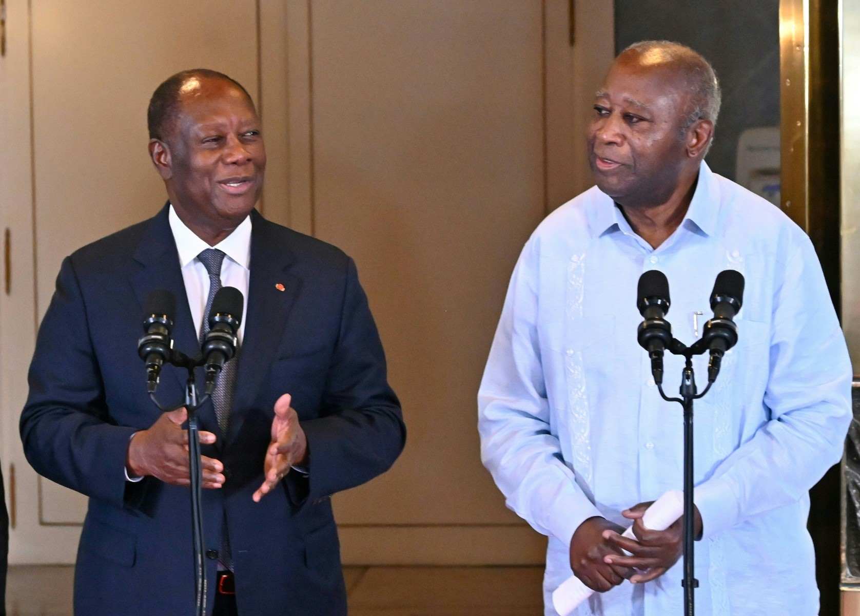 Côte d'Ivoire: les ex-présidents Bédié et Gbagbo boudent la fête de l'indépendance