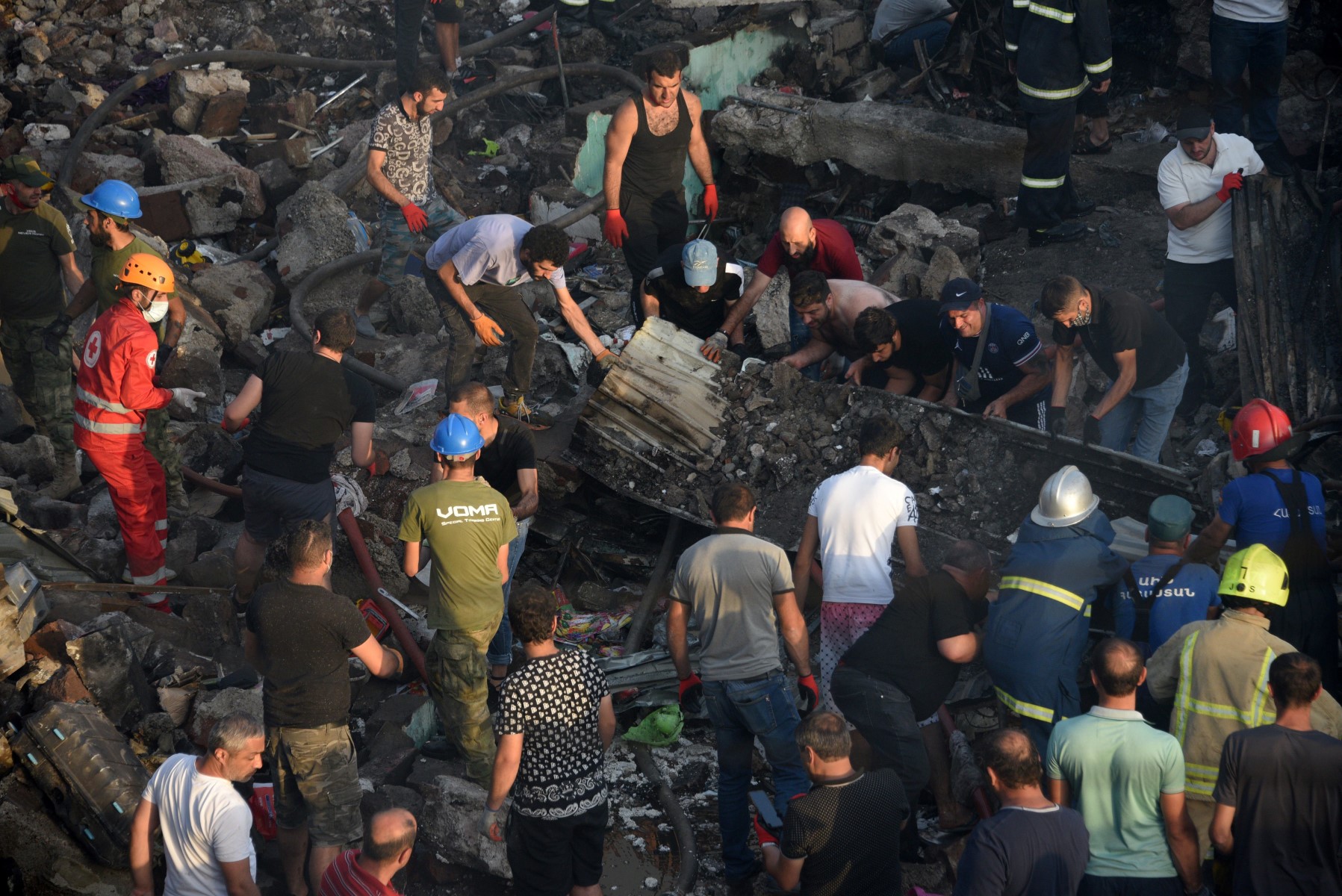 Arménie: le bilan de l'explosion à Erevan s'alourdit à 16 morts