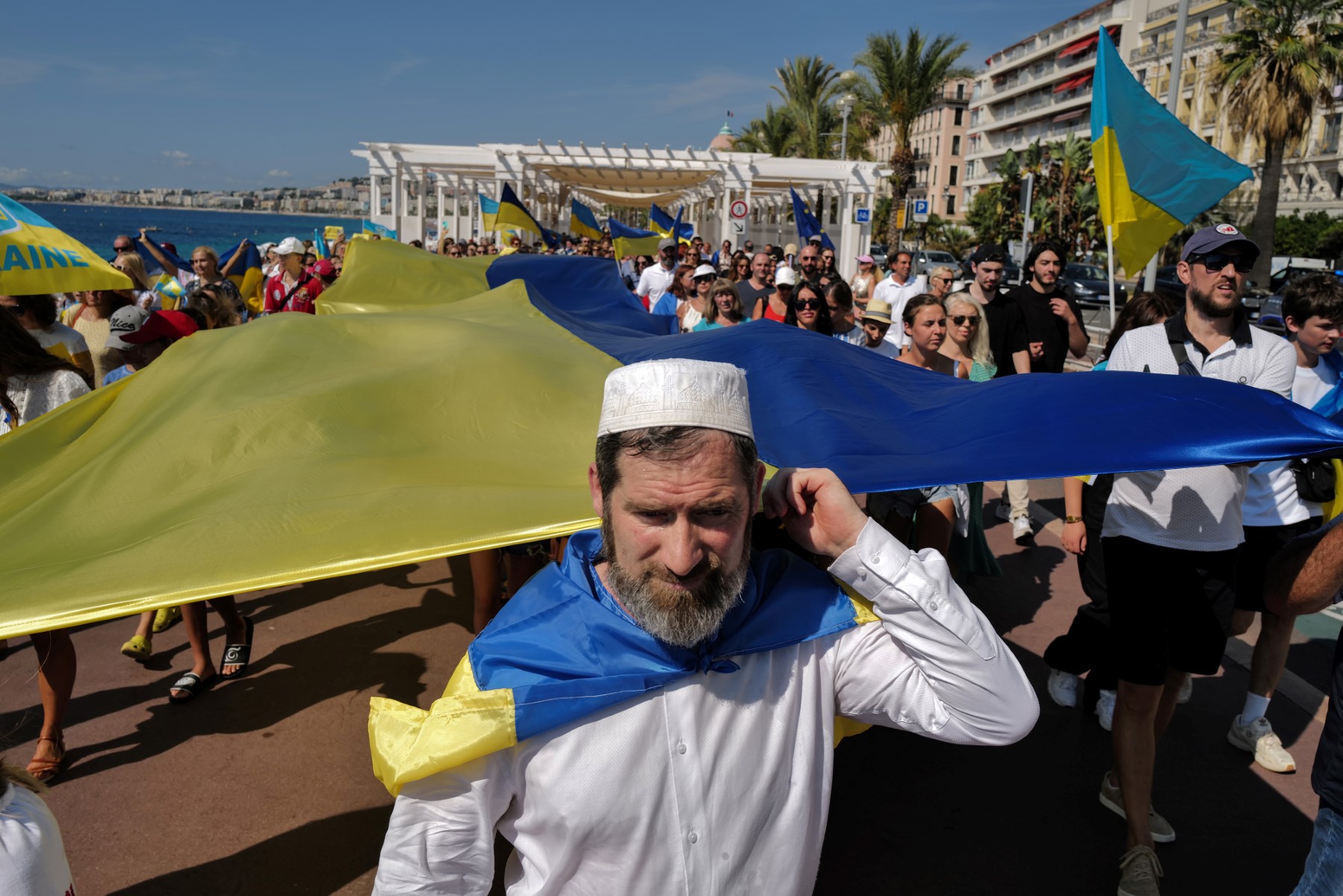 En France, la communauté ukrainienne fête l'indépendance six mois après le début de la guerre