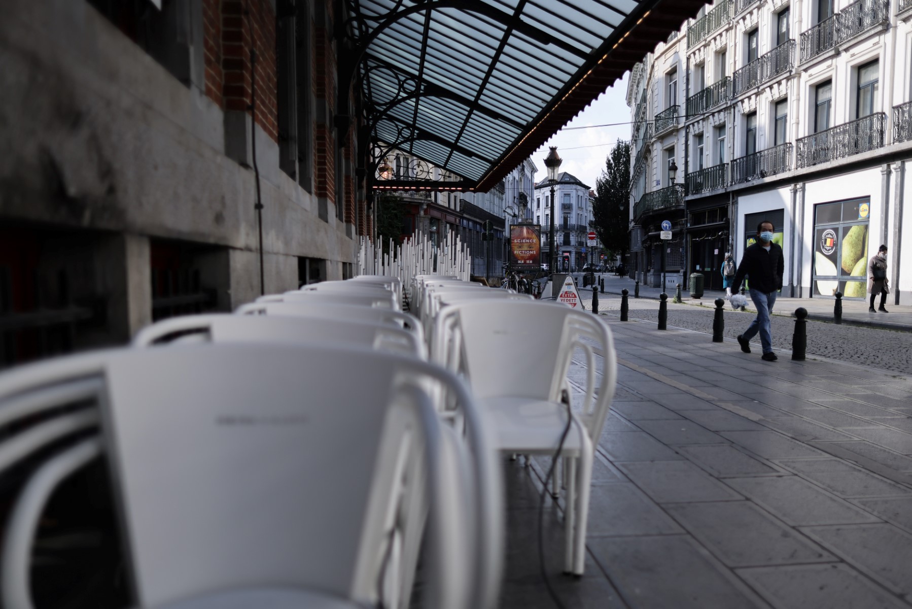Une camionnette percute une terrasse à Bruxelles, 6 blessés légers