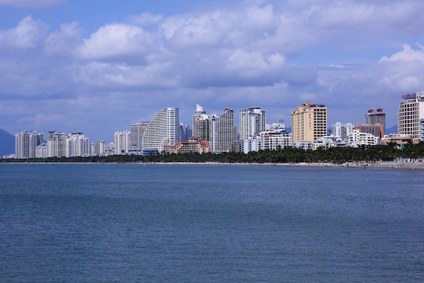Vue de Sanya Bay, «le Hawaï chinois» (fournie)