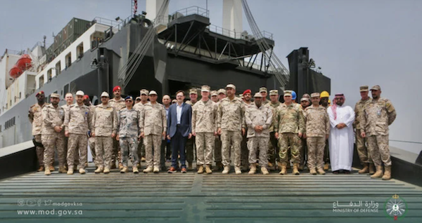 L'exercice baptisé «Outrageous Anger 22» a été lancé par les Forces armées royales saoudiennes et le corps des Marines américains. (Twitter/@modgovksa)