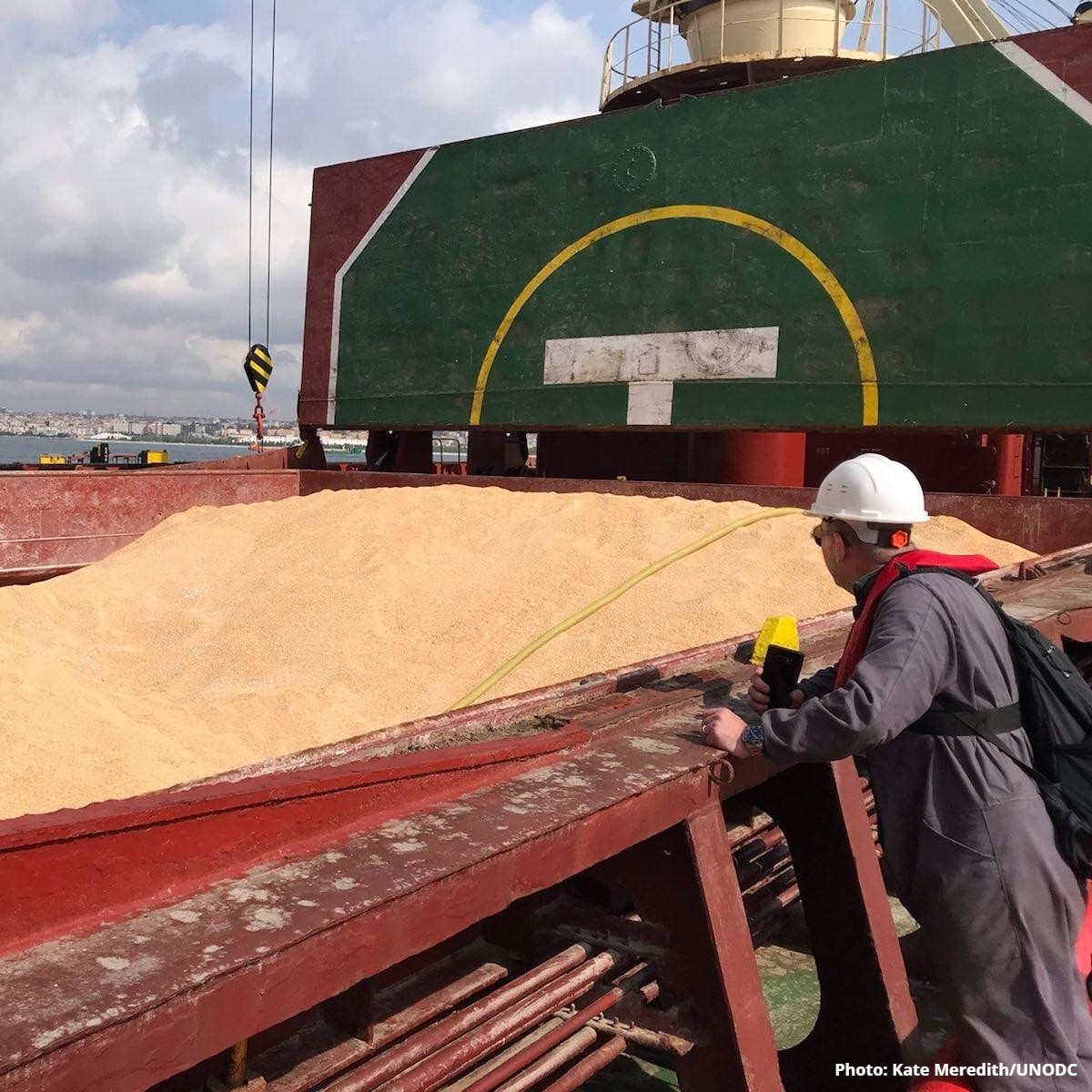 Un navire chargé de blé ukrainien est arrivé à Djibouti