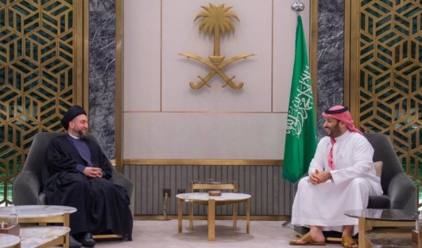 Mohammed ben Salmane reçoit le chef du Mouvement de la sagesse nationale d'Irak