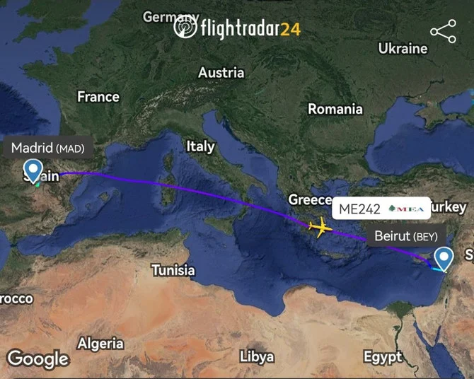 Un vol à destination de Beyrouth ne répond pas aux messages radio