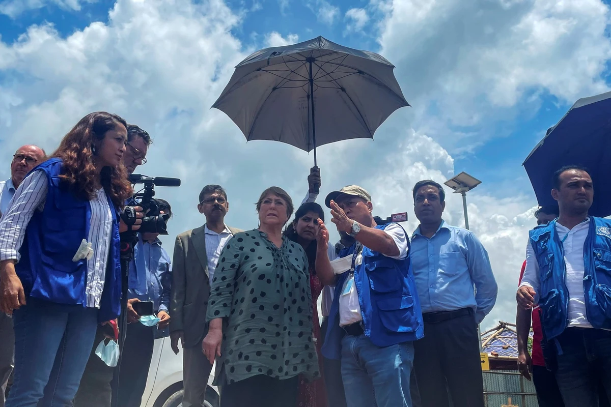 Bangladesh: des Rohingyas plaident pour leur sécurité auprès de Bachelet