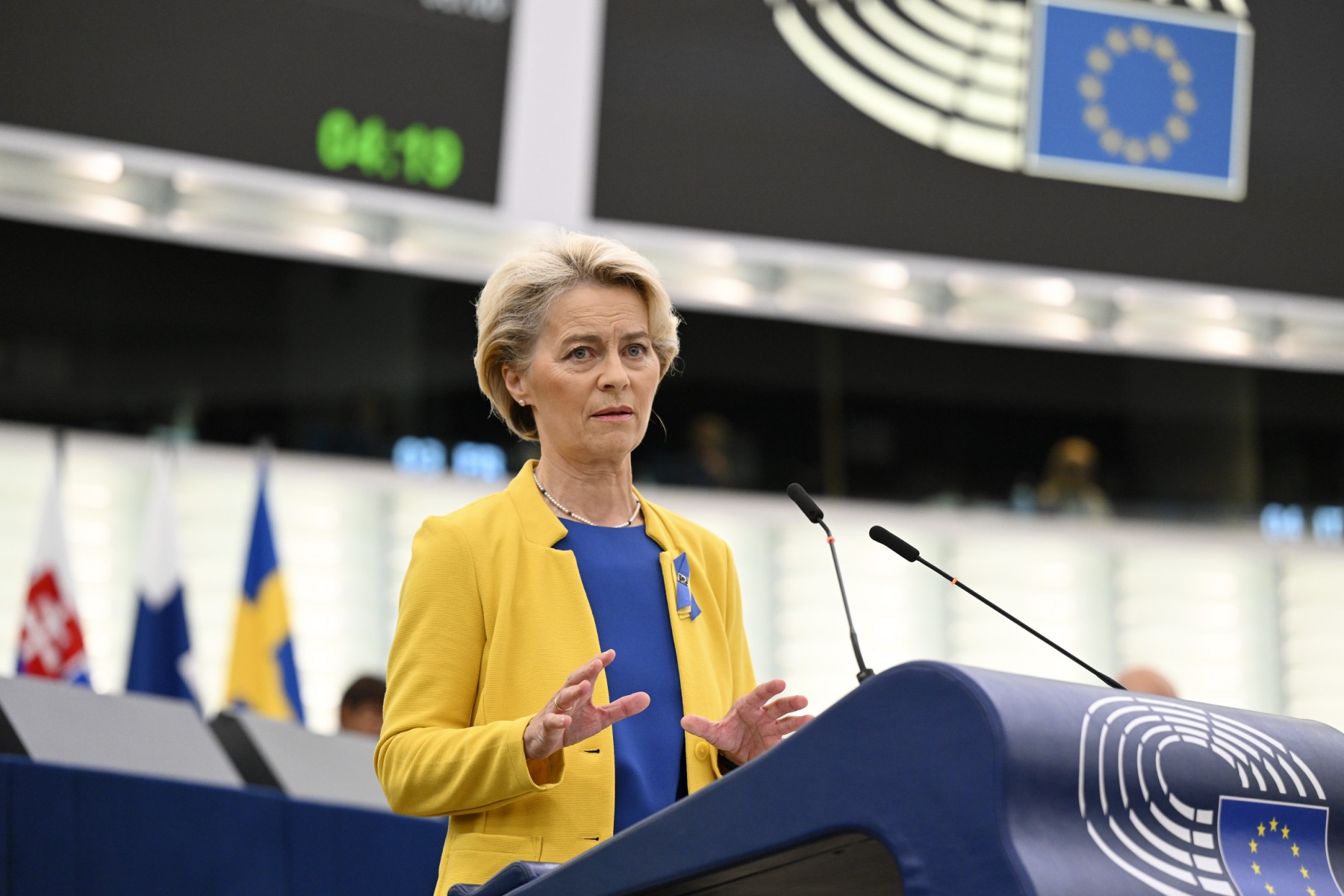En partance pour Kiev, von der Leyen promet solidarité et réforme énergétique