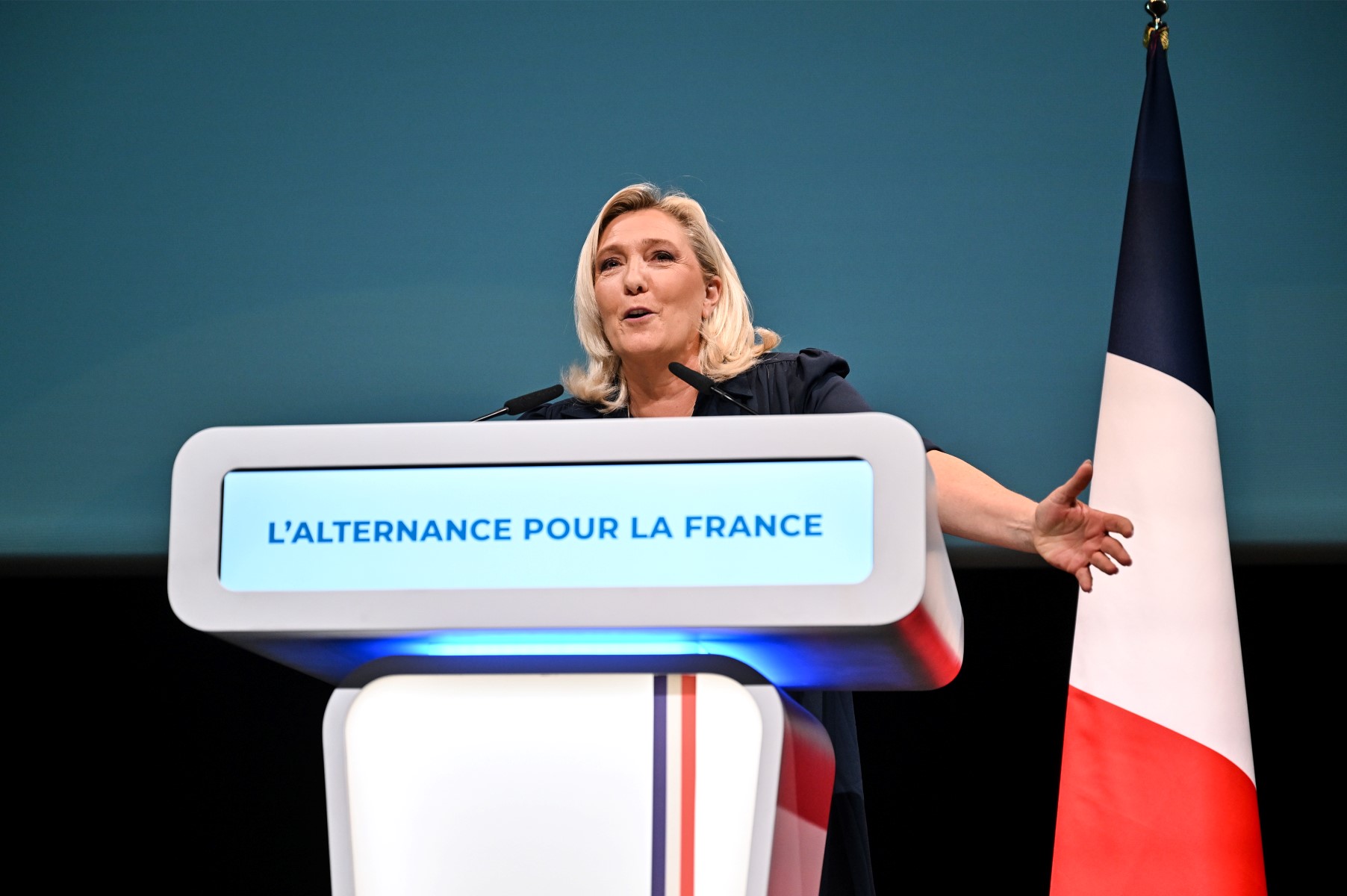 A la rentrée politique du RN, l'optimisme de Le Pen et la promesse des «jours heureux»
