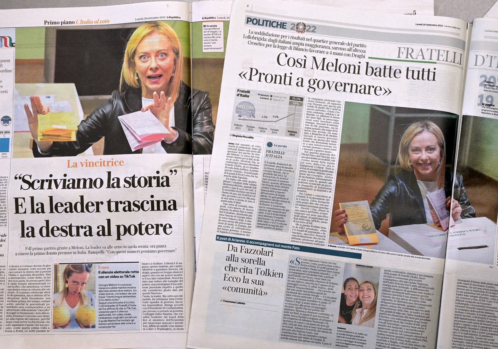 Elections italiennes: Des réactions partagées entre enthousiasme, mises en garde et appels à l'union