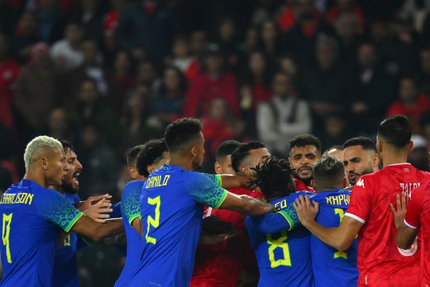 Football: un acte raciste fait tache lors de la rencontre entre le Brésil et la Tunisie