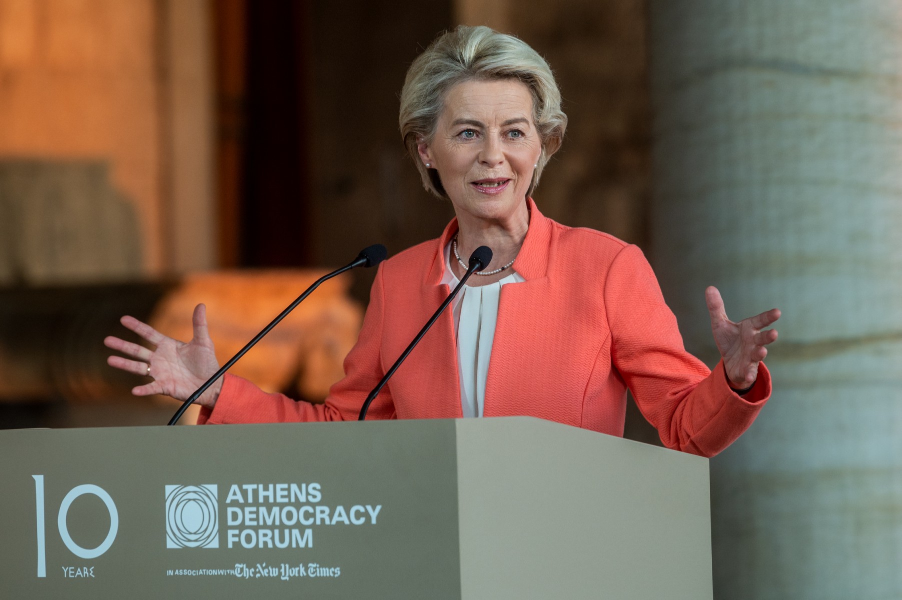 Poudre suspecte à la Commission européenne, à l'étage d'Ursula von der Leyen