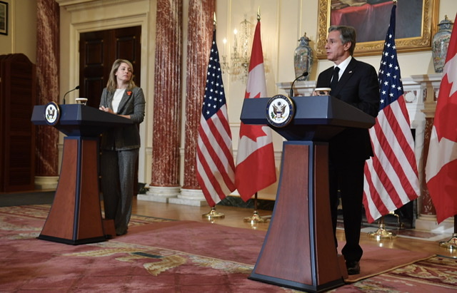 Washington et Ottawa se redisent favorables à une éventuelle adhésion de l'Ukraine à l'Otan