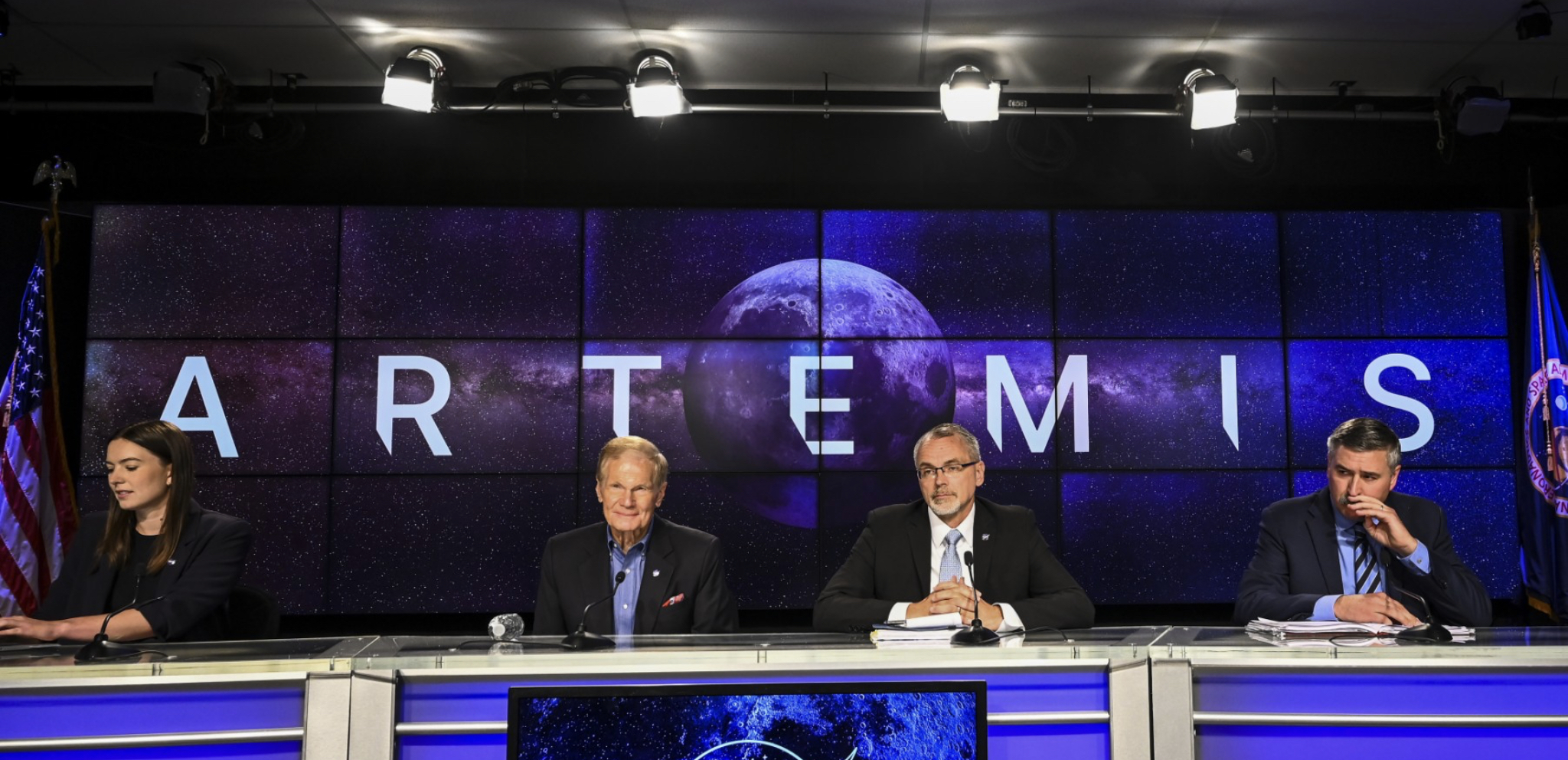 Le lancement mardi de la méga-fusée de la Nasa pour la Lune menacé par une tempête