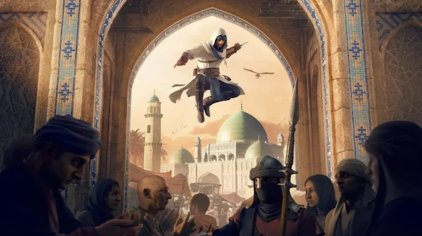 Une image divulguée du dernier opus de la série Assassin's Creed, intitulé « Mirage » qui se déroulerait dans la Bagdad médiévale. (Capture d'écran/Ubisoft)