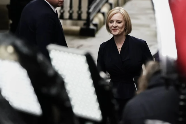 La Première ministre britannique Liz Truss (fournie)