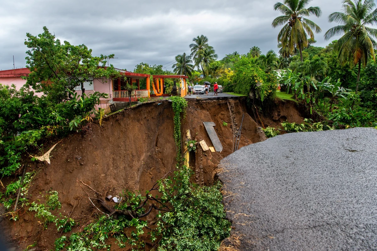 La Guadeloupe confrontée aux dégâts de la tempête Fiona