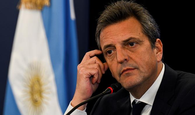 Le ministre de l'Economie Sergio Massa (Photo, AFP).