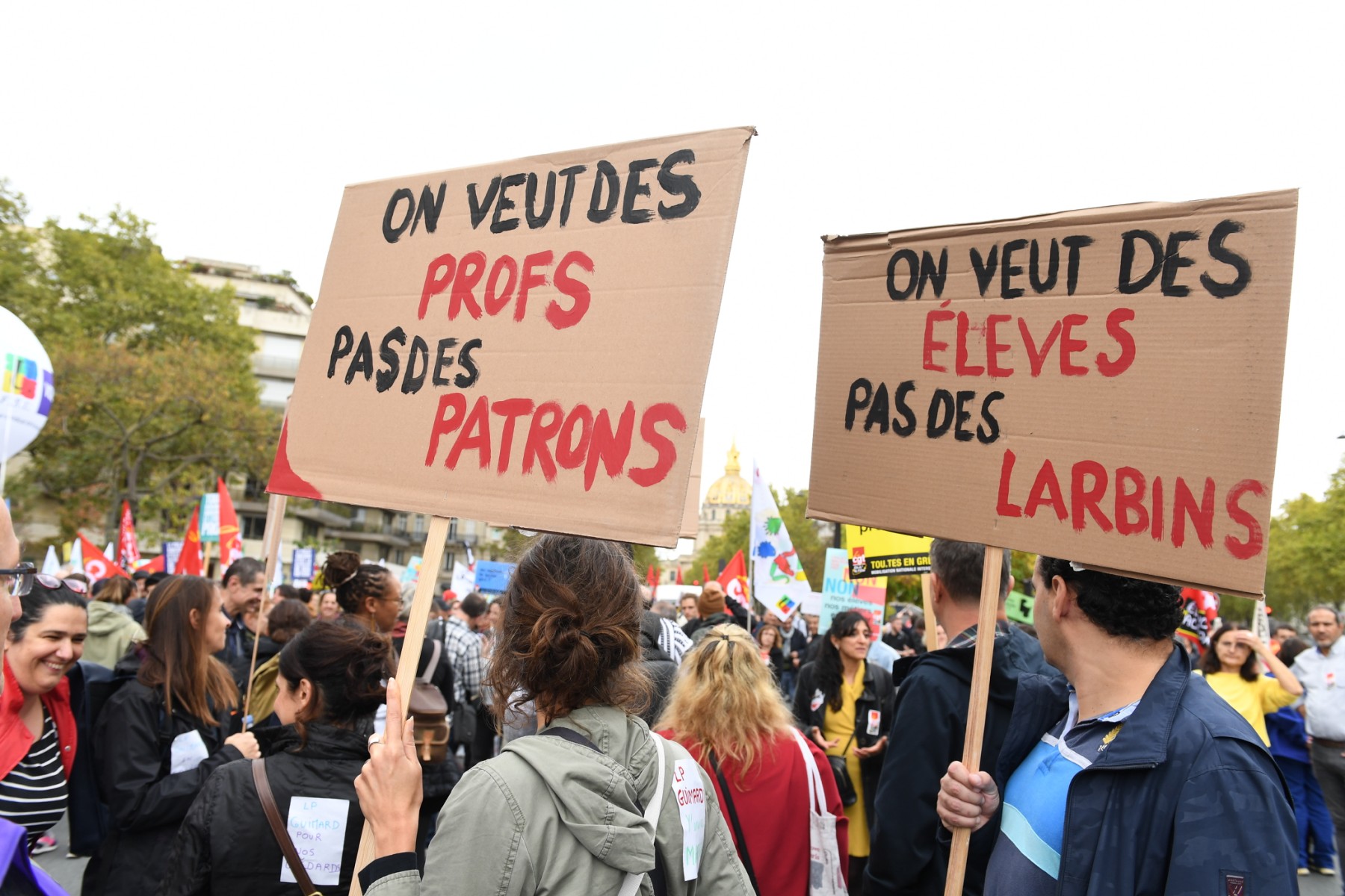 Manifestations dans toute la France contre la réforme du lycée professionnel