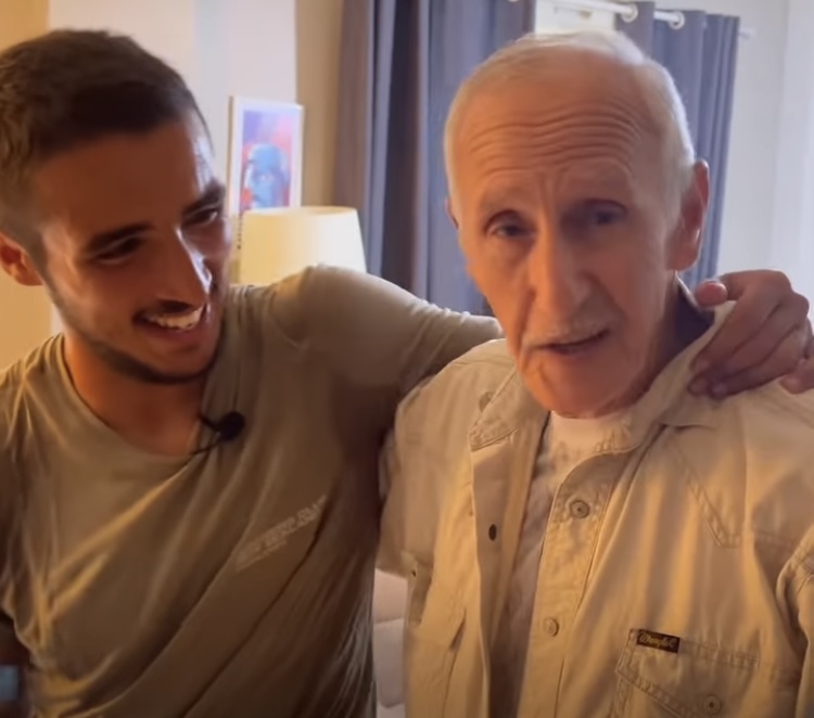 Alger-Paris à pieds, défi relevé pour Mehdi Debbraah qui retrouve son grand-père