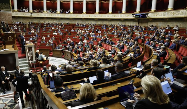 Vue de l’hémicycle du Palais Bourbon : une partie des alliés de la majorité n'hésite plus à voter contre l'avis du gouvernement (photo, AFP)