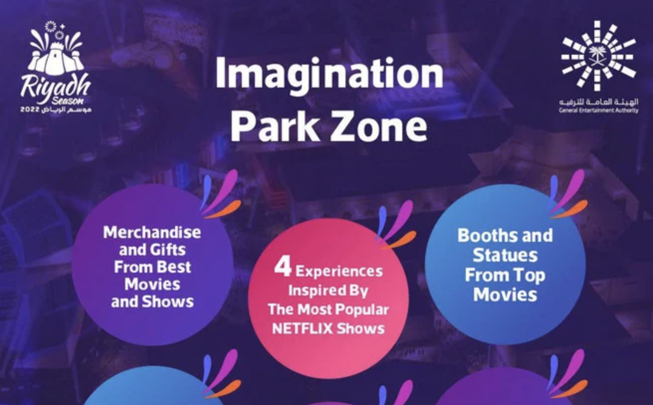 La zone Imagination Park fera partie de la 3e édition du festival Riyadh Season