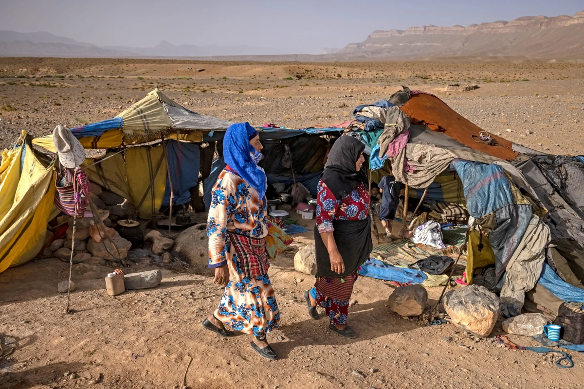 Au Maroc, le dérèglement climatique, « cercueil » des derniers nomades