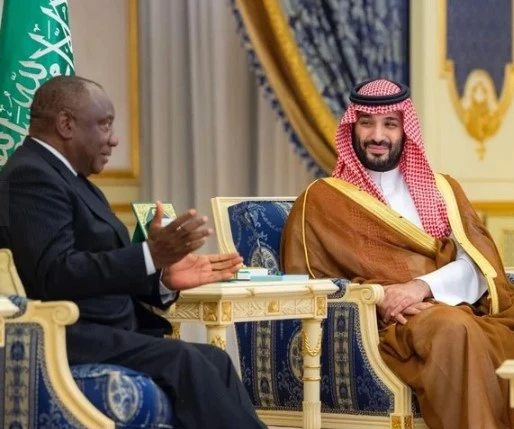 Mohammed ben Salmane reçoit le président sud-africain à Djeddah