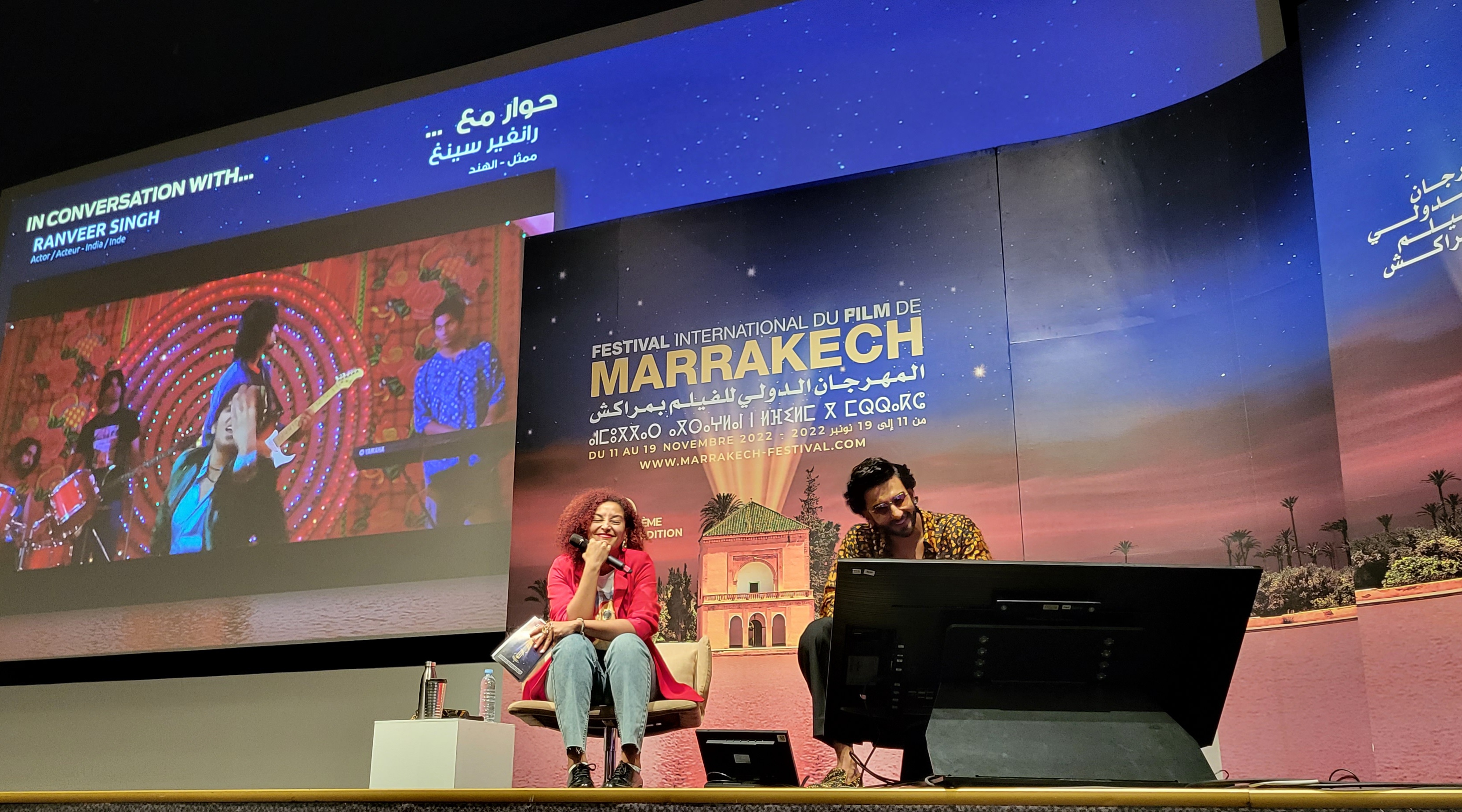 La superstar bollywoodienne Ranveer Singh enflamme Marrakech