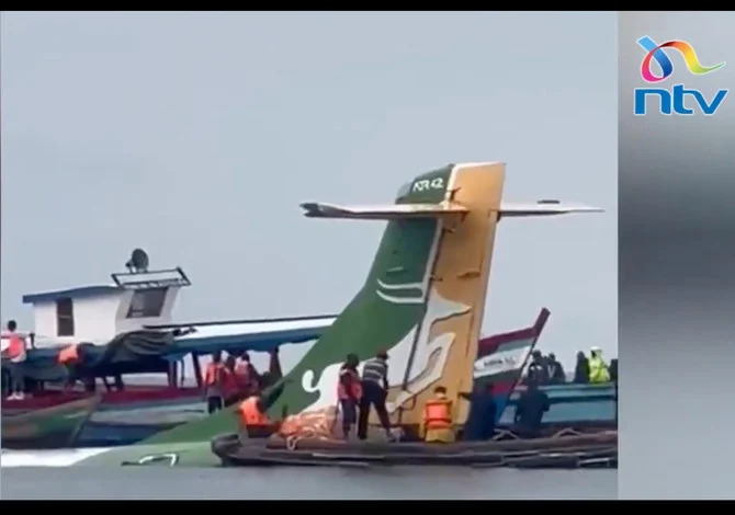 Tanzanie: 19 morts dans le crash d'un avion qui s'est abîmé dans le lac Victoria