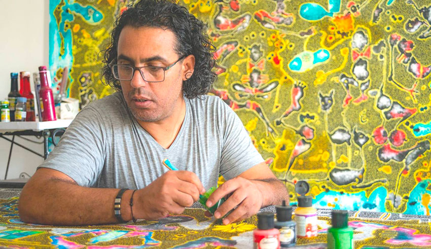 «Autoportrait», exposition de Mabrouk Elkamel: Œuvre fragmentaire