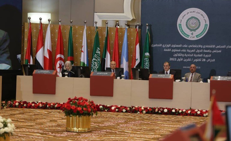 Réunion préparatoire du Conseil économique et social arabe (CESA) organisée à Alger à la veille du 31 Sommet de la Ligue arabe ou il la question de la sécurité alimentaire des pays arabes a été abordée .jpeg