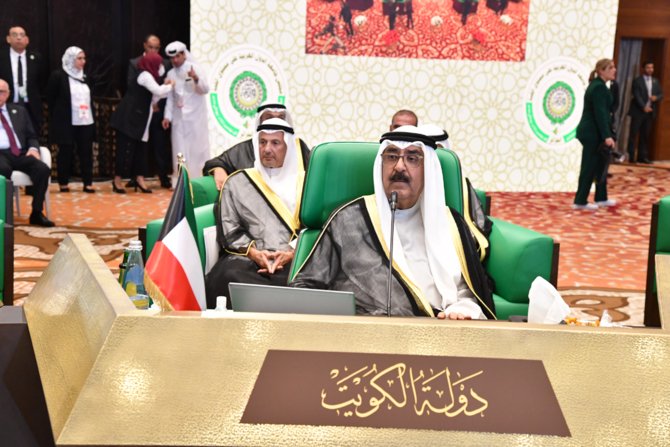 Le prince héritier cheikh Michal al-Ahmad al-Jaber al-Sabah, à la tête de la délégation koweïtienne au Sommet arabe. (Kuna)