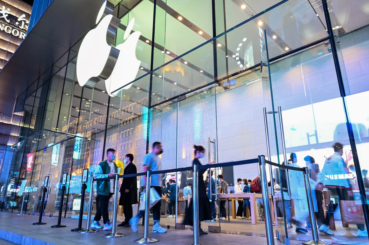 Apple bride en Chine le partage de fichiers sur iPhone