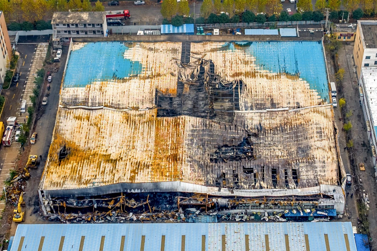 Chine: 38 morts dans l'incendie d'une usine dans le centre du pays