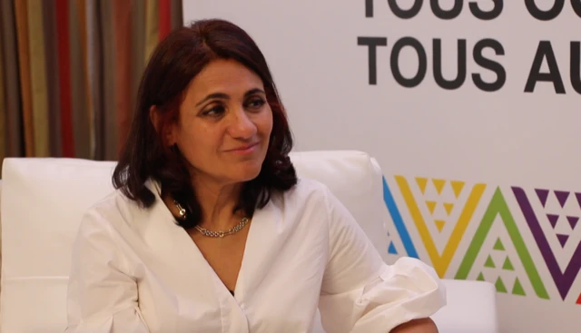 Nivine Khaled, directrice de la Diversité culturelle et de la langue française au sein de l’OIF (photo, Mélinda Mrini)
