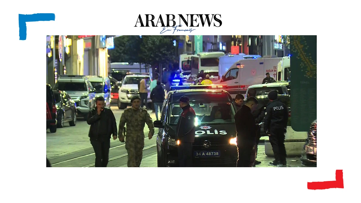 Turquie : images à proximité du lieu où une explosion a fait au moins six morts à Istanbul