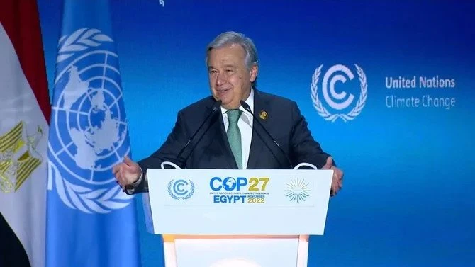 António Guterres à la COP27: l'humanité doit choisir entre solidarité climatique et suicide collectif