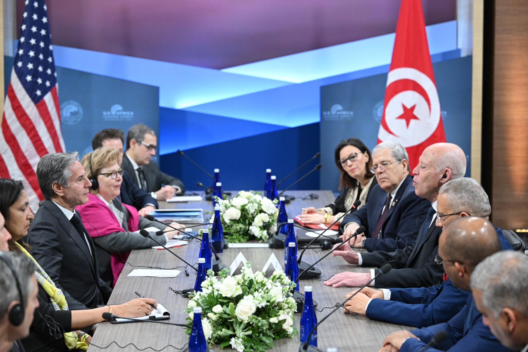 Face à Blinken, le président tunisien Saied défend son coup de force