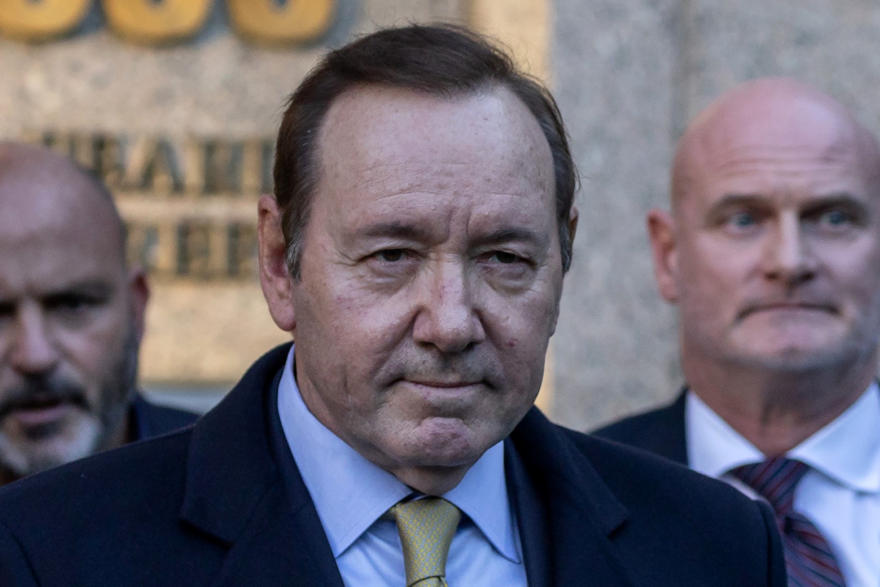 Dans cette photo d'archive prise le 20 octobre 2022, l'acteur américain Kevin Spacey quitte le tribunal du district sud de New York à New York. (Photo : Yuki Iwamura / AFP)