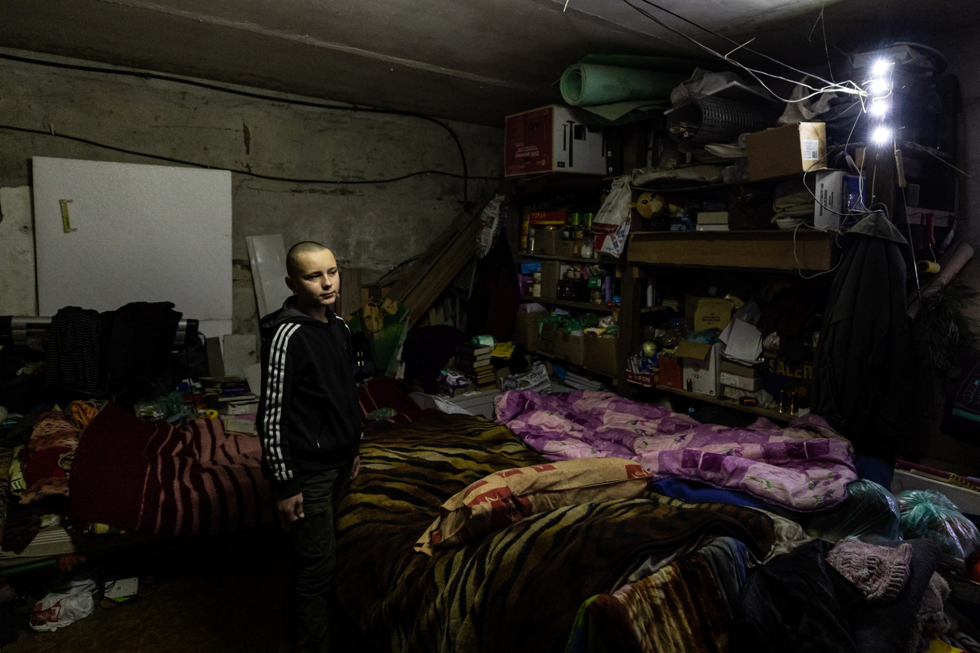 En Ukraine, les enfants de la ligne de front