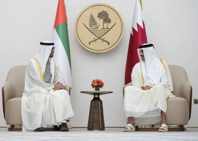 Le président des Émirats arabes unis au Qatar pour une visite officielle