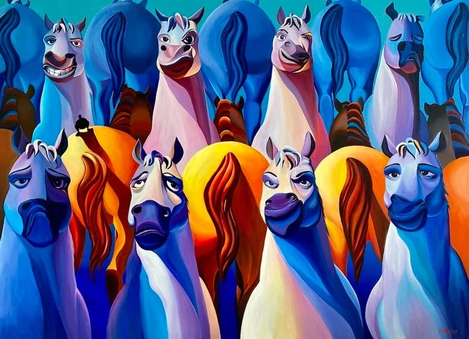 Trois temps forts de l'exposition de l'artiste ukrainienne Anna Chekh à Dubaï
