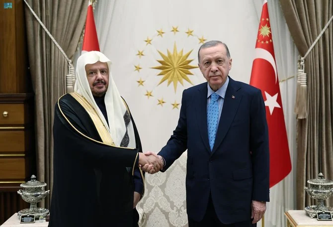 Le président turc reçoit le président du Conseil saoudien de la Choura
