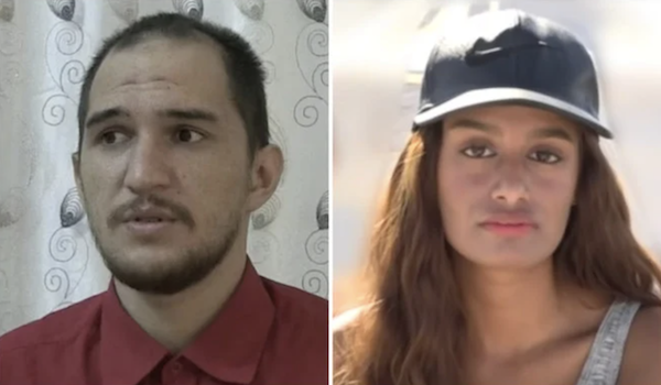 Yago Riedijk (G) qui avait 23 ans lorsqu’il a épousé Shamima Begum (D), âgée de 15 ans à l’époque, a déclaré que le couple avait un bon mariage. (Captures d’écran)