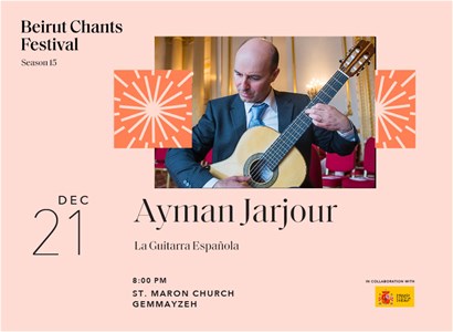 Ayman Jarjour en concert dans le cadre du festival 'Beirut Chants'